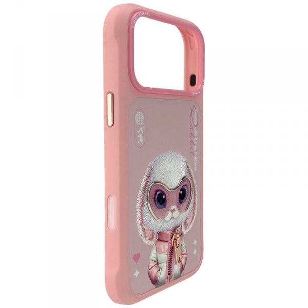 Etui Nimmy Cool&Cute 2.0 Rabbit do       iPhone 17 Pro różowy