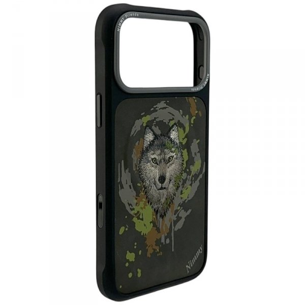 Etui Nimmy Wilk MagSafe do iPhone 17 Pro Max ciemnoszary