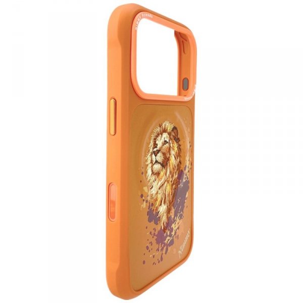 Etui Nimmy Lew MagSafe do iPhone 17 Pro  Max pomarańczowy