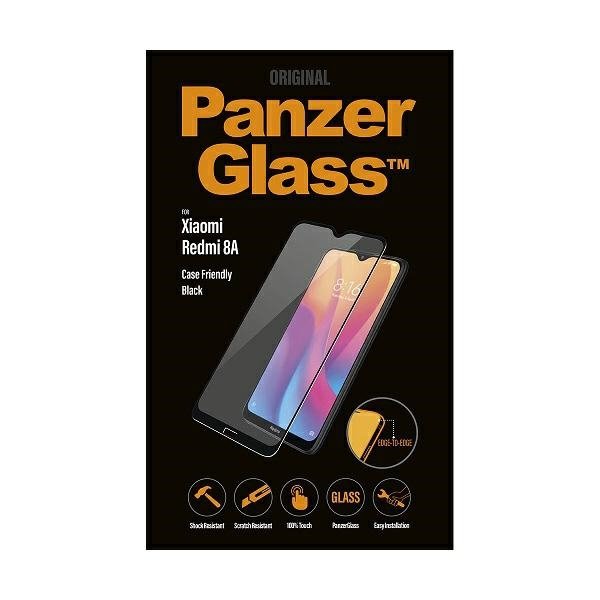 PanzerGlass E2E Regular Xiaomi Redmi Note 8A Case Friendly