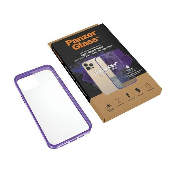 PanzerGlass ClearCase iPhone 13 Pro Max 6.7&quot; Antibacterial Military grade Grape 0342