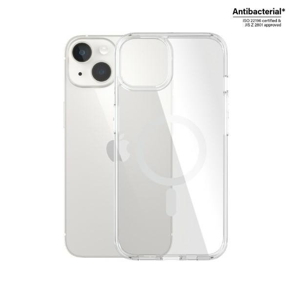 PanzerGlass HardCase iPhone 14 / 15 / 136,1&quot; MagSafe Antibacterial Military grade transparent 0409