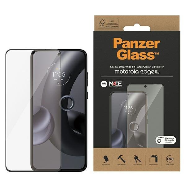 PanzerGlass Ultra-Wide Fit Motorola motoEdge 30 Neo 6569