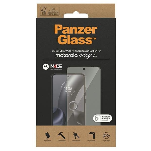 PanzerGlass Ultra-Wide Fit Motorola motoEdge 30 Neo 6569