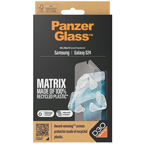 PanzerGlass Ultra-Wide Fit Sam S24 S921D3O Matrix Screen Protection 7353 z aplikatorem
