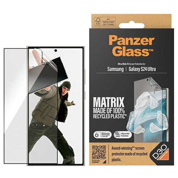 PanzerGlass Ultra-Wide Fit Sam S24 UltraS928 D3O Matrix Screen Protection 7355 z aplikatorem