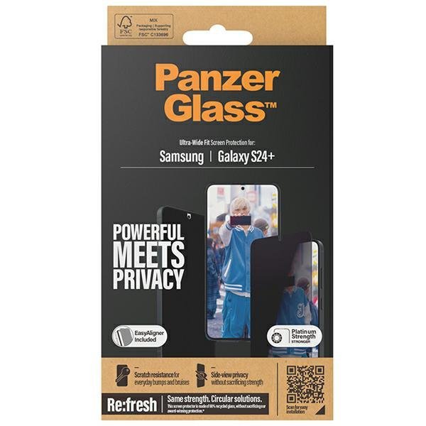 PanzerGlass Ultra-Wide Fit Sam S24+ S926Privacy Screen Protection Easy Aligner Included P7351