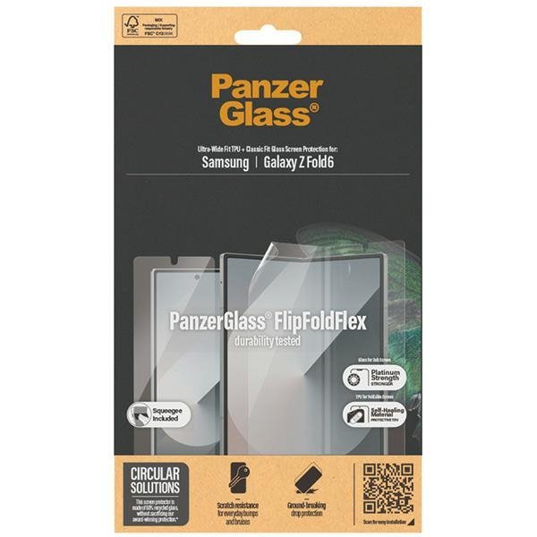 PanzerGlass Bundle 2in1 Sam Z Fold6 F956Screen Protector Ultra Wide-Fit + TPU Classic Fit 7371