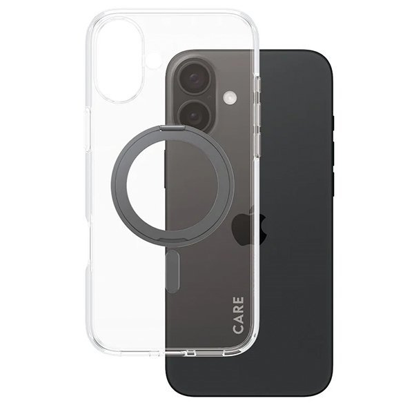 Etui CARE by PanzerGlass Feature         Kickstand Case iPhone 16 Plus 6,7&quot; czarny/black MagSafe 1323