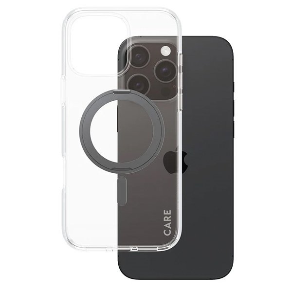 Etui CARE by PanzerGlass Feature         KickstandCase iPhone 16 Pro Max 6,9&quot; czarny/black MagSafe 1324