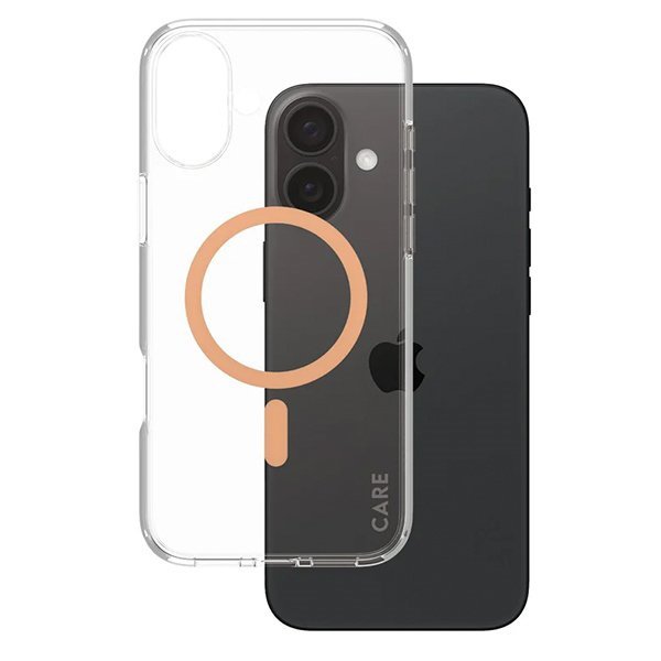 Etui CARE by PanzerGlass Flagship Case   iPhone 16 Plus 6,7&quot; brzoskwiniowy/peachy MagSafe 1375