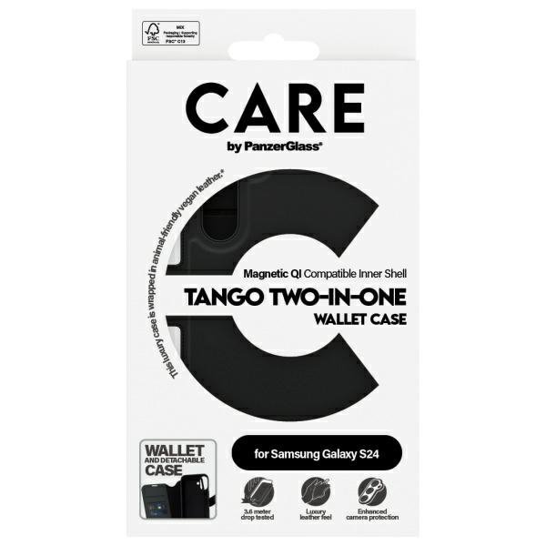 Etui CARE by PanzerGlass Feature Tango   2in1 Wallet Sam S24 czarny/black 1163