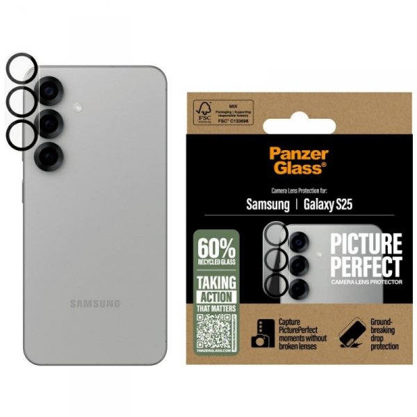 Szkło hartowane na obiektyw PanzerGlass  PicturePerfect Lens Protector do Samsung Galaxy S25