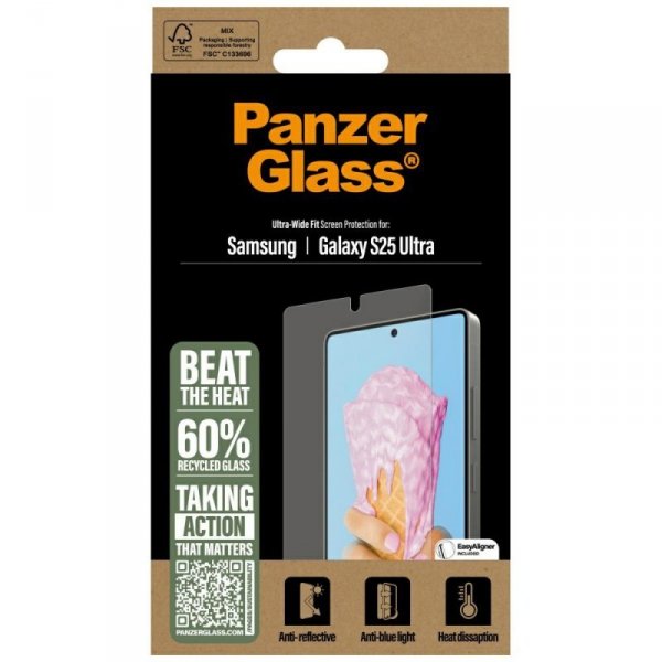 Szkło hartowane PanzerGlass All-in-One   Ultra-Wide Fit do Samsung Galaxy S25 Ultra