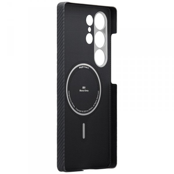 Etui PITAKA Ultra-Slim MagSafe do        Samsung Galaxy S25 Ultra czarno szary