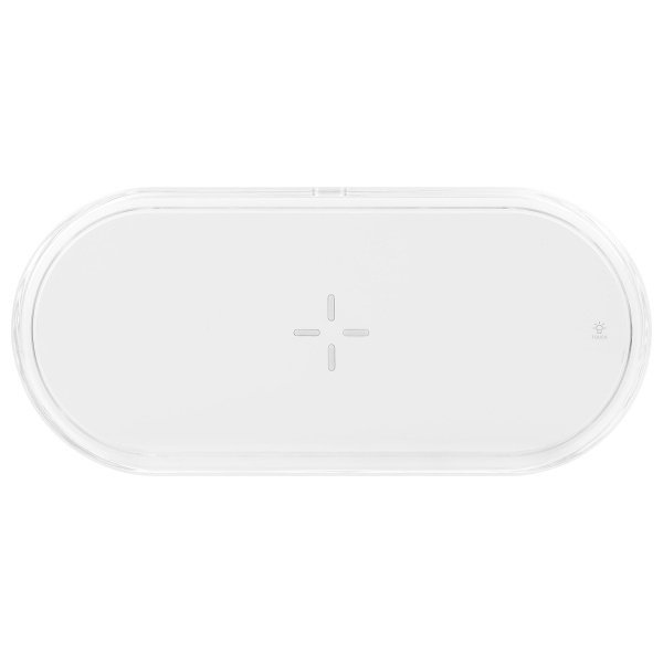 Proove Lampka nocna Glow LED RGB 1200mAh 5W z ład. indukcyjną 15W biały/white