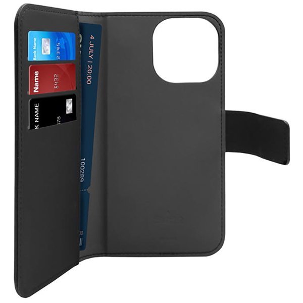 Puro Wallet Detachable iPhone 14 Pro Max 6,7&quot; 2w1 MagSafe czarne/black PUIPC14P67BKMAG1BLK