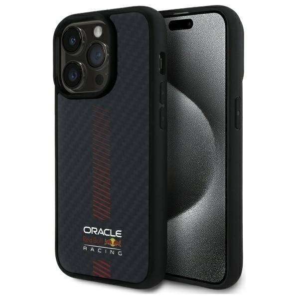 Red Bull RBHMP14L24CFGSMK iPhone 14 Pro  6.1&quot; hardcase czarny/black Carbon Fiber Power Bar MagSafe