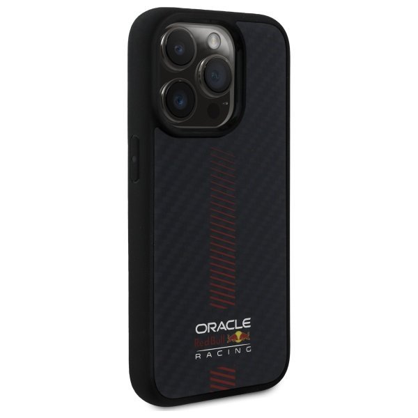 Red Bull RBHMP14L24CFGSMK iPhone 14 Pro  6.1&quot; hardcase czarny/black Carbon Fiber Power Bar MagSafe