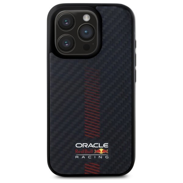 Red Bull RBHMP15X24CFGSMK iPhone 15 Pro  Max 6.7&quot; hardcase czarny/black Carbon Fiber Power Bar MagSafe