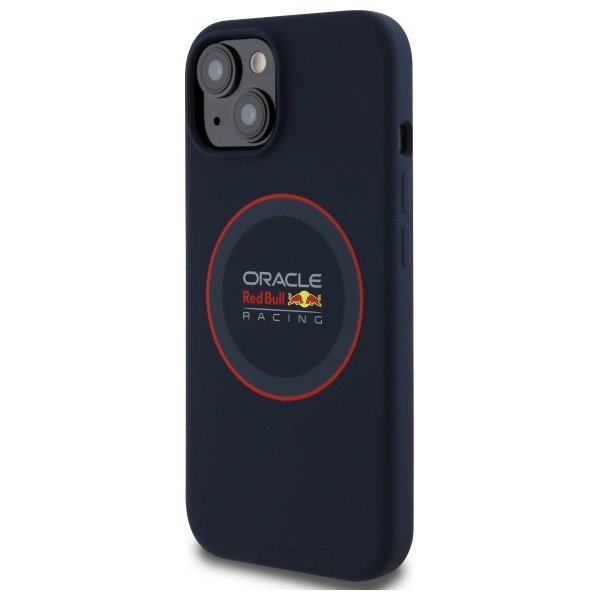 Red Bull RBHMP14S24SIILVR iPhone 14 6.1&quot; hardcase granatowy/navy Silicone Red Ring MagSafe