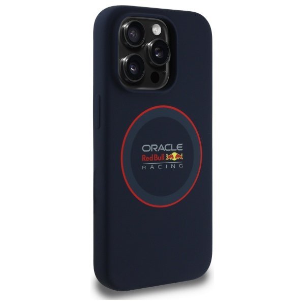 Red Bull RBHMP14L24SIILVR iPhone 14 Pro  6.1&quot; hardcase granatowy/navy Silicone Red Ring MagSafe