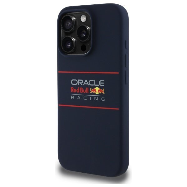 Red Bull RBHMP15L24SIHSRV iPhone 15 Pro  6.1&quot; hardcase granatowy/navy Silicone Horizontal Logo MagSafe