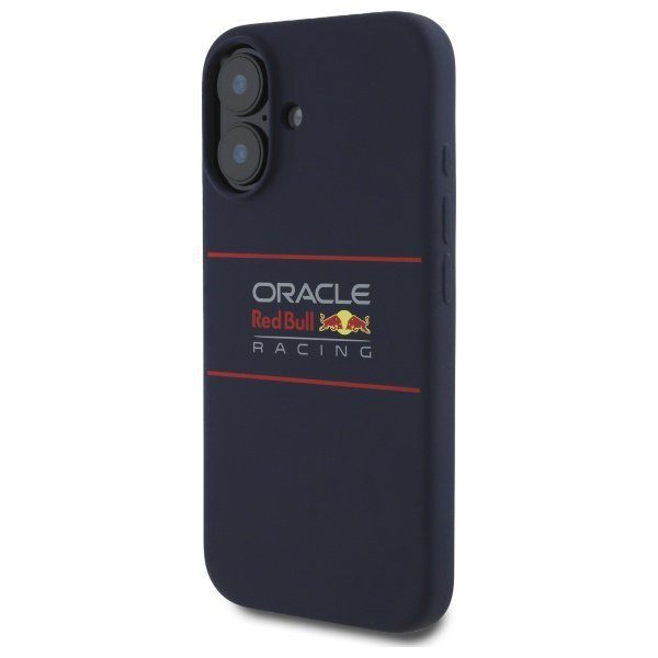 Red Bull RBHMP16S24SIHSRV iPhone 16 6.1&quot; hardcase granatowy/navy Silicone Horizontal Logo MagSafe
