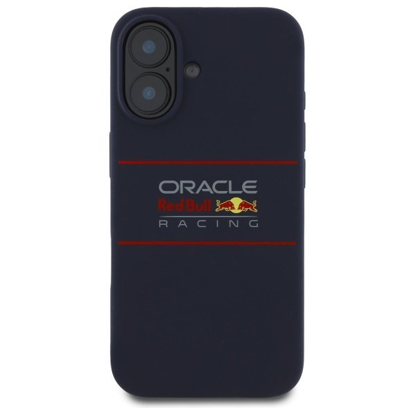 Red Bull RBHMP16S24SIHSRV iPhone 16 6.1&quot; hardcase granatowy/navy Silicone Horizontal Logo MagSafe