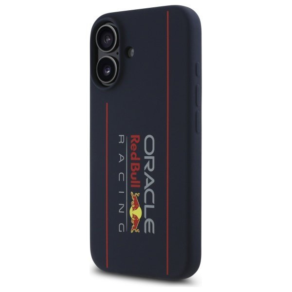 Red Bull RBHMP16S24SIOLRV iPhone 16 6.1&quot; hardcase granatowy/navy Silicone Vertical Logo MagSafe