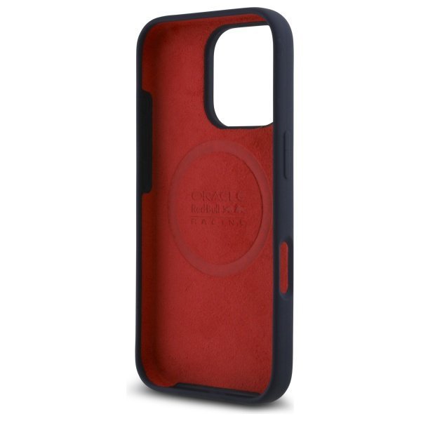 Red Bull RBHMP16L24SIOLRV iPhone 16 Pro  6.3&quot; hardcase granatowy/navy Silicone Vertical Logo MagSafe