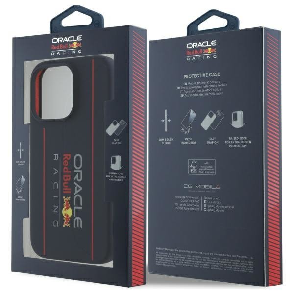 Red Bull RBHMP16X24SIOLRV iPhone 16 Pro  Max 6.9&quot; hardcase granatowy/navy Silicone Vertical Logo MagSafe