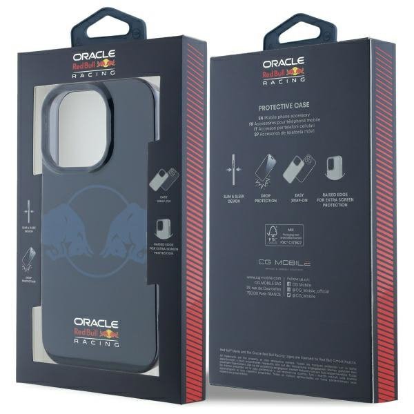 Red Bull RBHMP15L24HIDBV iPhone 15 Pro   6.1&quot; hardcase granatowy/navy IML Two Bulls MagSafe
