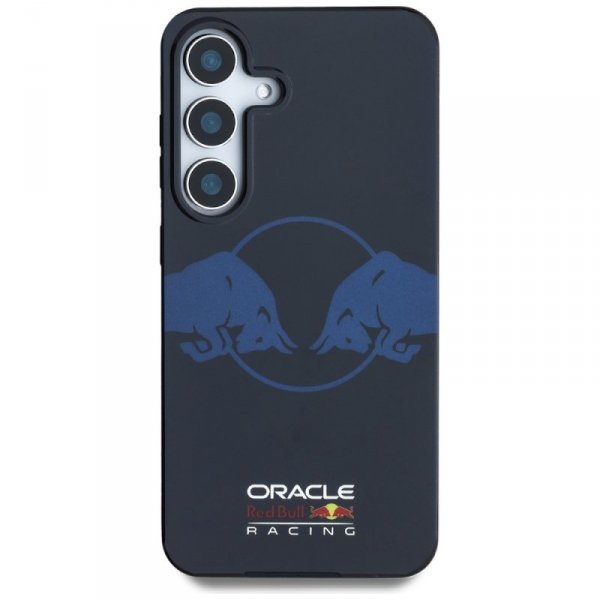 Etui Red Bull Two Bulls Logo MagSafe do  Samsung Galaxy S25 granatowy