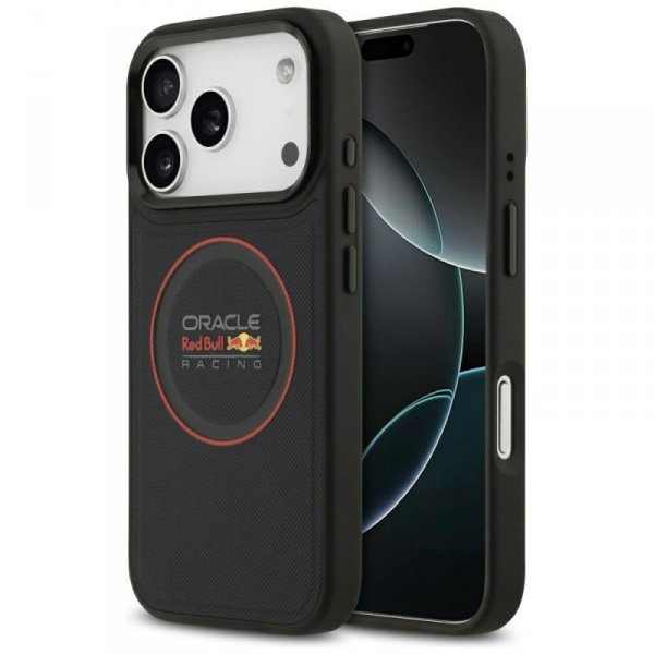 Etui Red Bull Meshed Red Ring & Metal    Buttons MagSafe do iPhone 17 Pro granatowy
