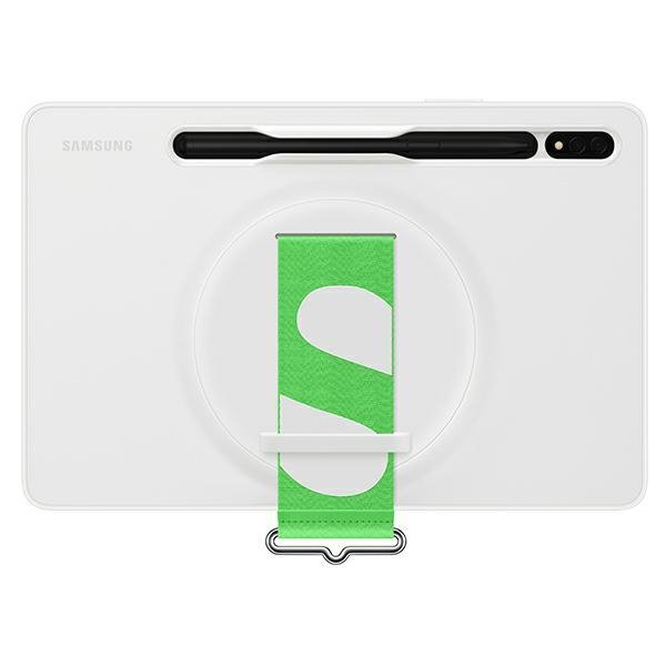 Etui Samsung EF-GX700CW Tab S8 biały/white Strap Cover