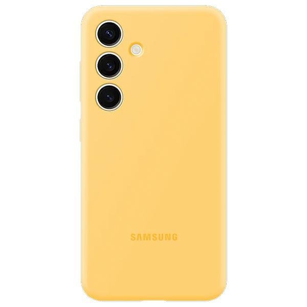 Etui Samsung EF-PS921TYEGWW S24 S921żółty/yellow Silicone Case