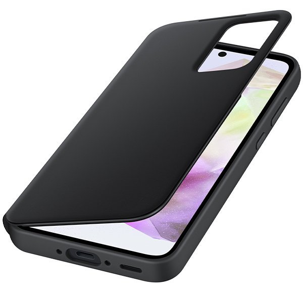 Etui Samsung EF-ZA356CBEGWW A35 5GA356 czarny/black Smart View Wallet Case