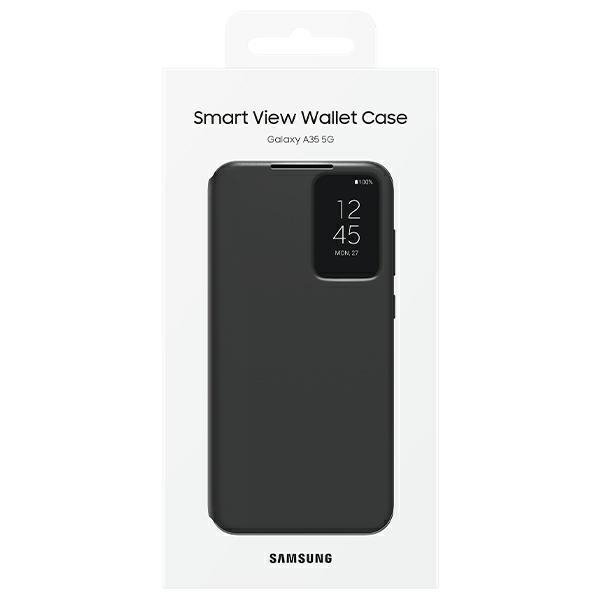 Etui Samsung EF-ZA356CBEGWW A35 5GA356 czarny/black Smart View Wallet Case