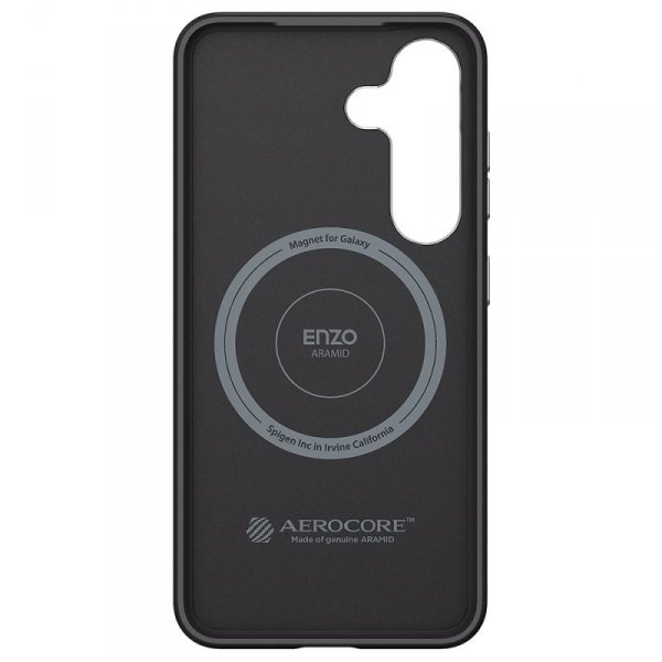 Etui Samsung Spigen Enzo Aramid Magnet   do Galaxy S25+ czarno-srebrny