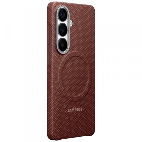 Etui Samsung Carbon Magnet do Samsung Galaxy S26+ czerwony
