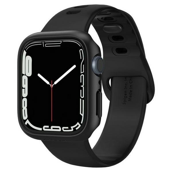 Spigen Thin Fit Apple Watch 7 45mmczarny/black ACS04174