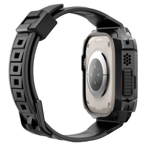 Spigen Rugged Armor Pro Apple Watch Ultra 49mm czarny/black ACS05460