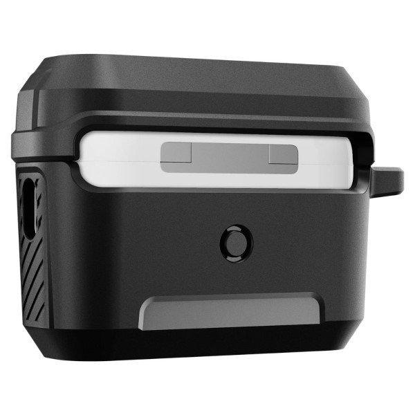 Spigen Lock Fit Airpods Pro 1/2czarny/matte black ACS05485