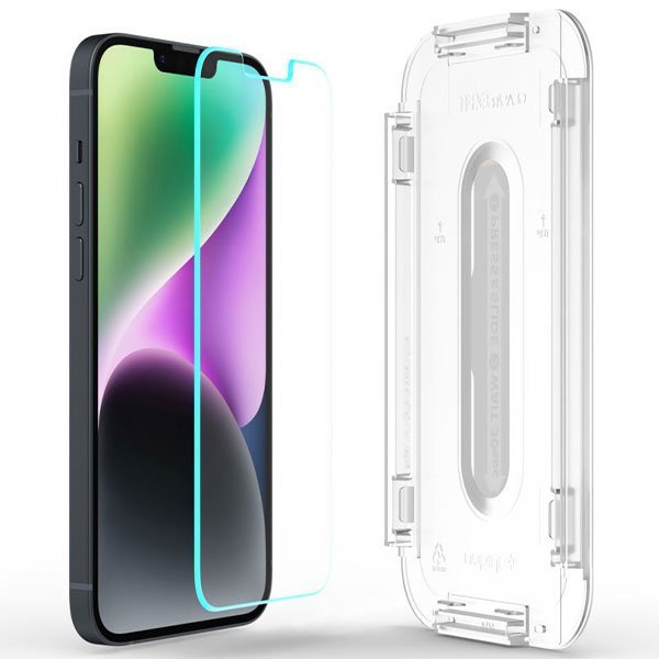 Spigen Glas.TR iPhone 16e/14/13 Pro/13   &quot;EZ FIT&quot; szkło hartowane AGL03724