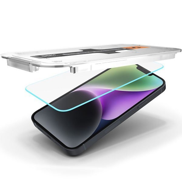 Spigen Glas.TR iPhone 16e/14/13 Pro/13   &quot;EZ FIT&quot; szkło hartowane AGL03724