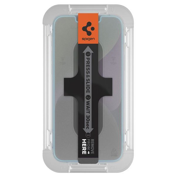 Spigen Glas.TR iPhone 16e/14/13 Pro/13   &quot;EZ FIT&quot; szkło hartowane AGL03724