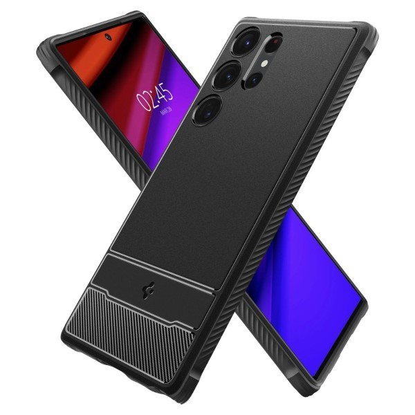 Spigen Rugged Armor Sam S23 Ultra S918czarny/matte black ACS05613