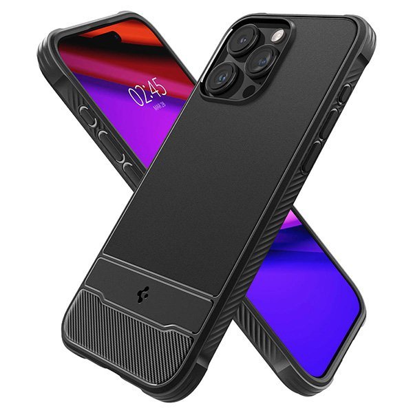 Spigen Rugged Armor MAG iPhone 15 ProMax 6,7&quot; Magsafe czarny/matte black ACS06561