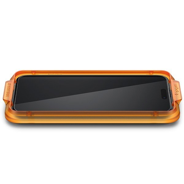 Spigen Alm Glass FC iPhone 15 Pro Max6.7&quot; 2 szt. szkło hartowane czarna ramka AGL06875